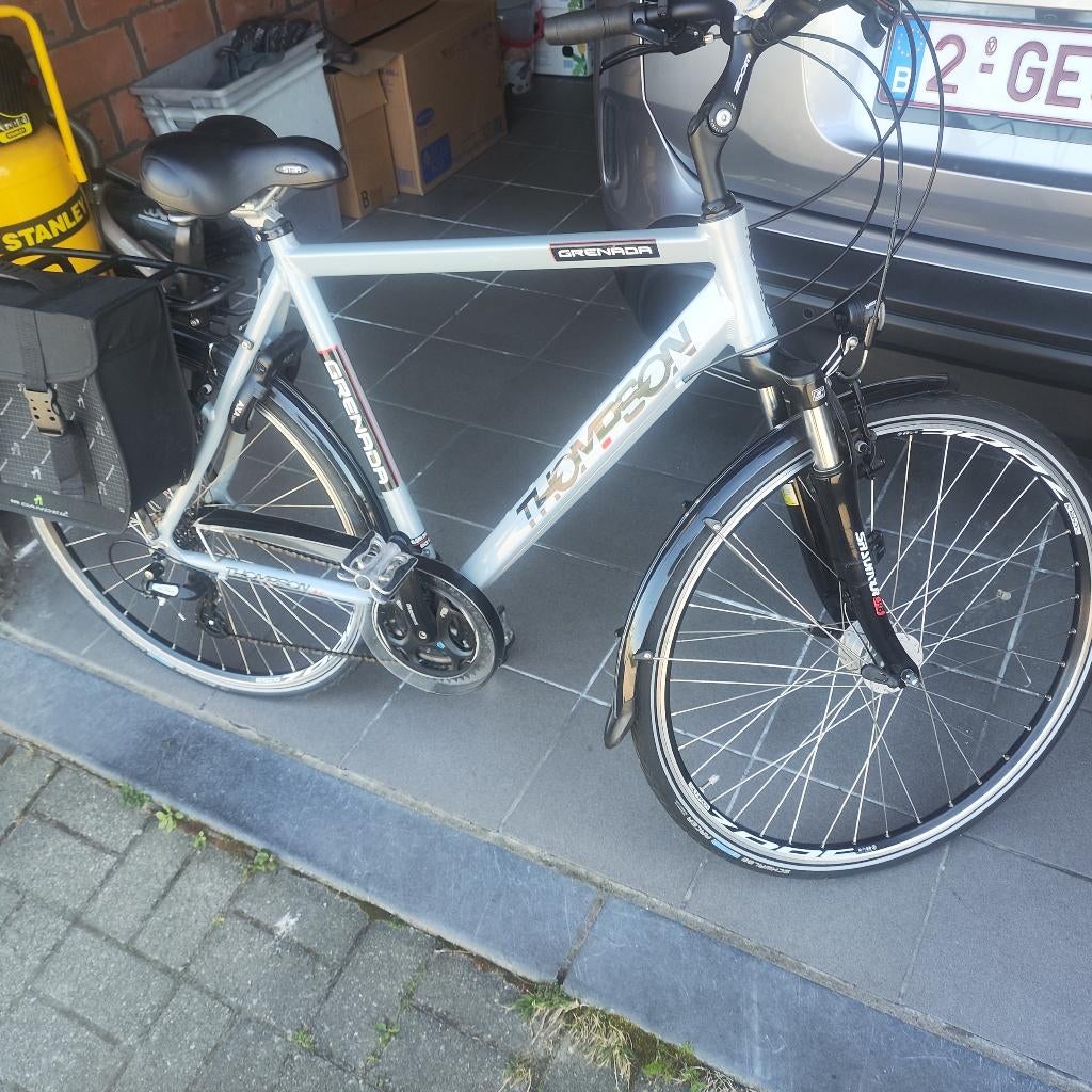 Te koop Thompson herenfiets., Autres marques, Vitesses, Frein sur jante, 57 à 61 cm