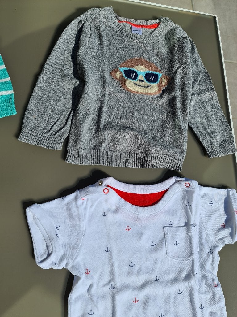 pull, trui met zonnebril 2j 92cm, Enfants & Bébés, Vêtements enfant | Taille 92, Enlèvement, Comme neuf