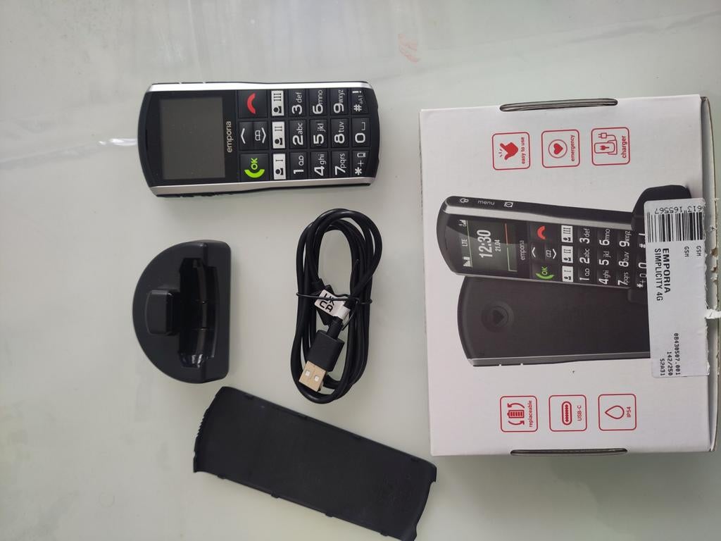 Téléphone Emporia Simplicity 4G – Neuf, jamais utilisé