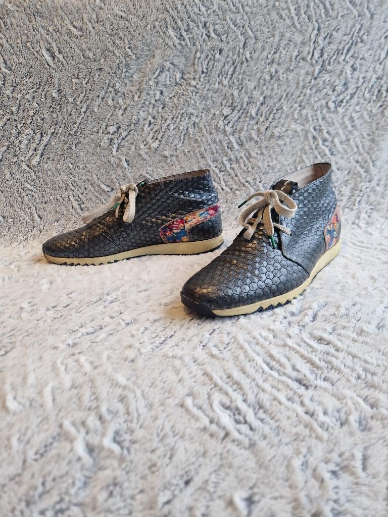 Floris Van Bommel T41 – Chaussures originales cuir texturé, Autres couleurs, Floris van Bommel, Chaussures à lacets, Porté