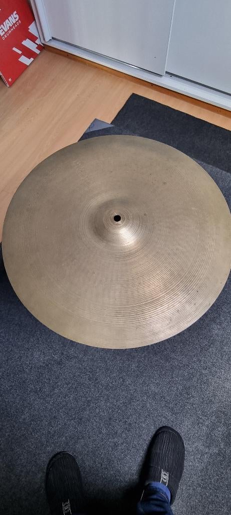 Vintage crash cymbal  Zildjan, Enlèvement, Utilisé, Autres marques
