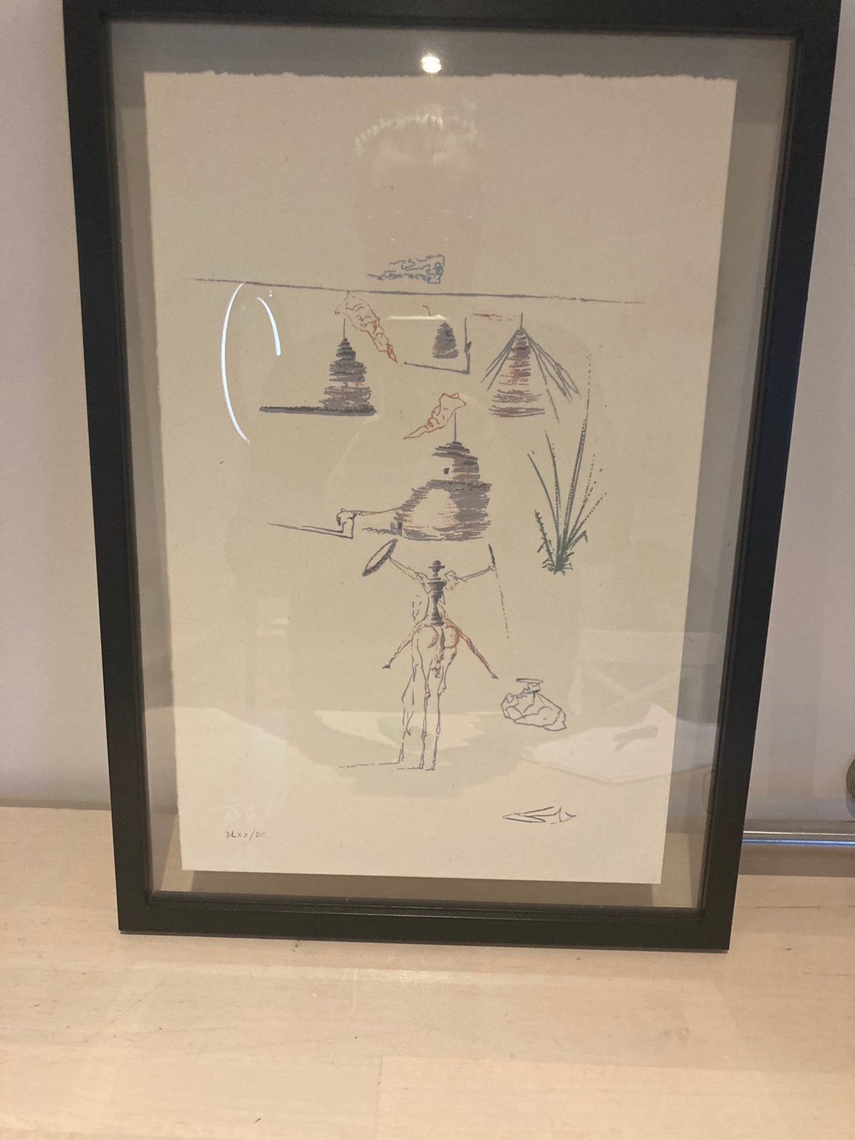 Salvador Dali lithografie 570/600, Ophalen of Verzenden, Lithografie, Genummerd