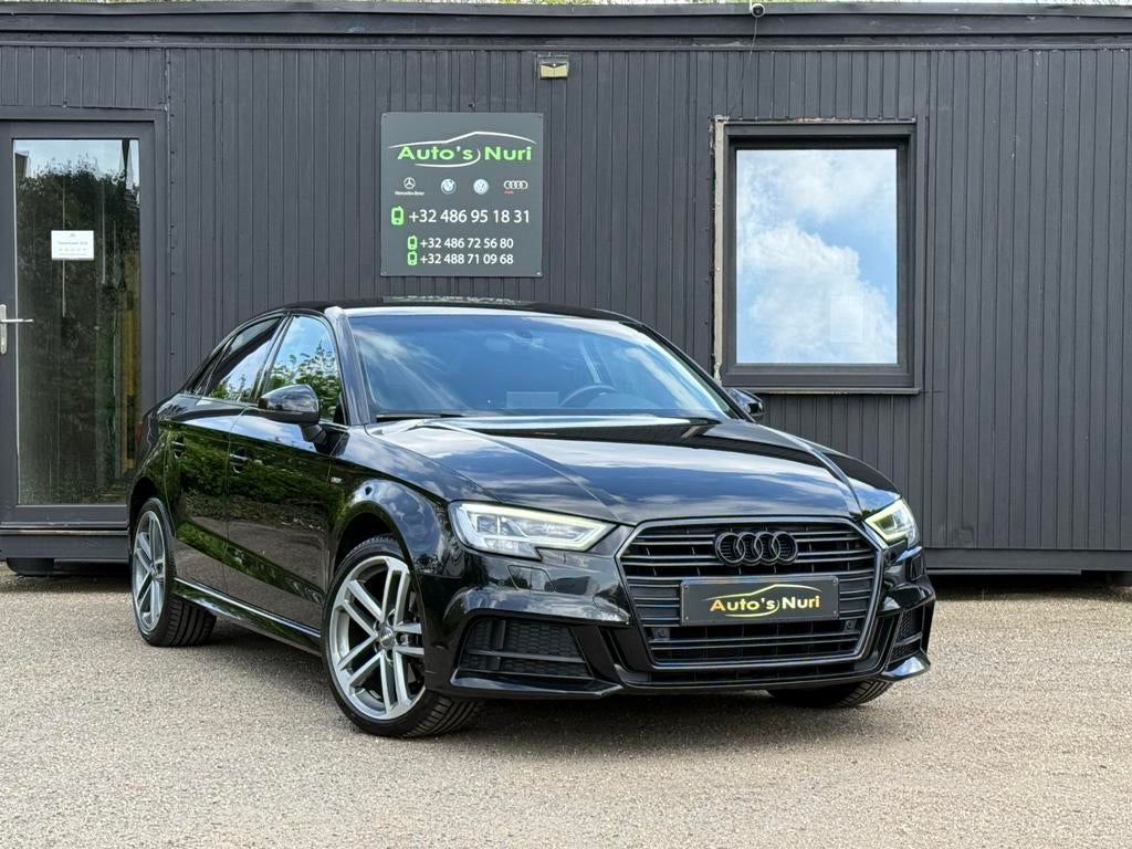 Audi a3 1.6tdi automaat diesel S-tronic 2018 12M GARANTIE, Autos, Cuir, Achat, Entreprise, Noir