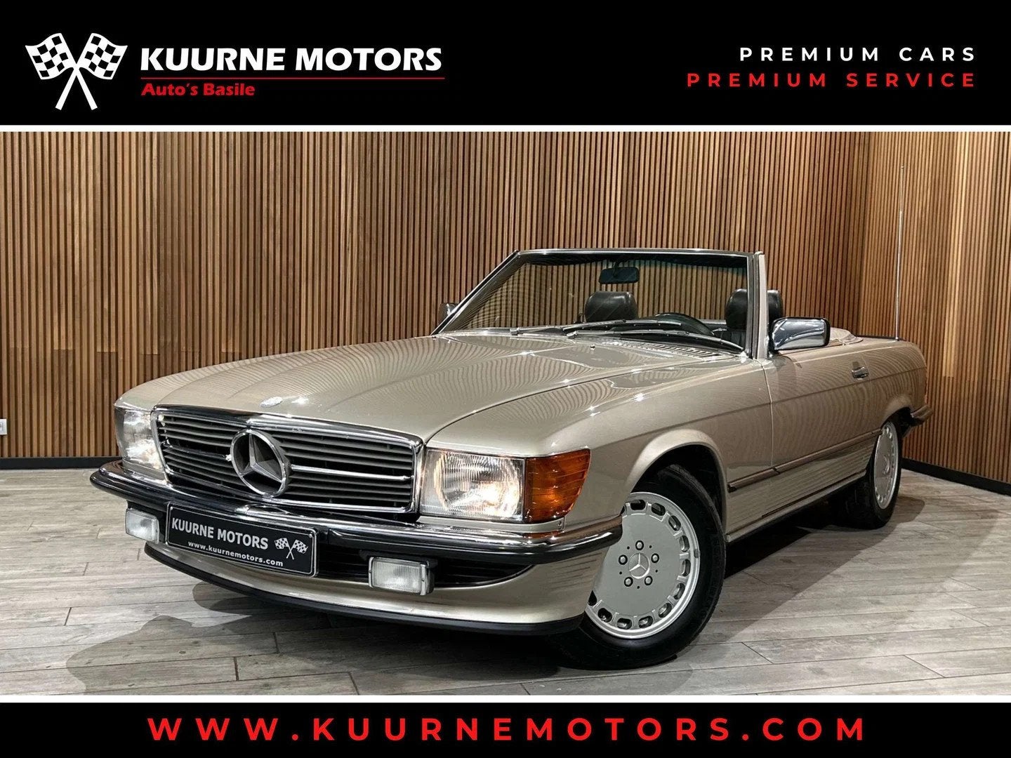 Mercedes-Benz 500-serie 500 SL *ORIGINEEL EUROPEES* Oldtimer, Cuir, Achat, Entreprise, Noir