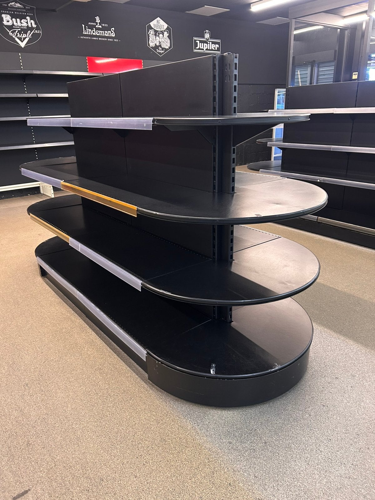 Professionele winkelrekken te koop – Wit & Luxe Zwart/Goud, Ophalen of Verzenden