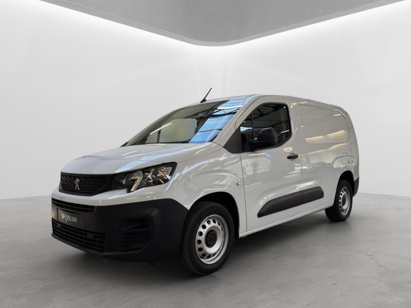 Peugeot Partner 1.5 Standard L2 DC Heavy BlueHDi S/S 4d 74kW, Auto's, Wit, Parkeersensor, 102 pk, https://public.car-pass.be/vhr/9c25b89a-d80a-4b80-af3c-5714c430c56c