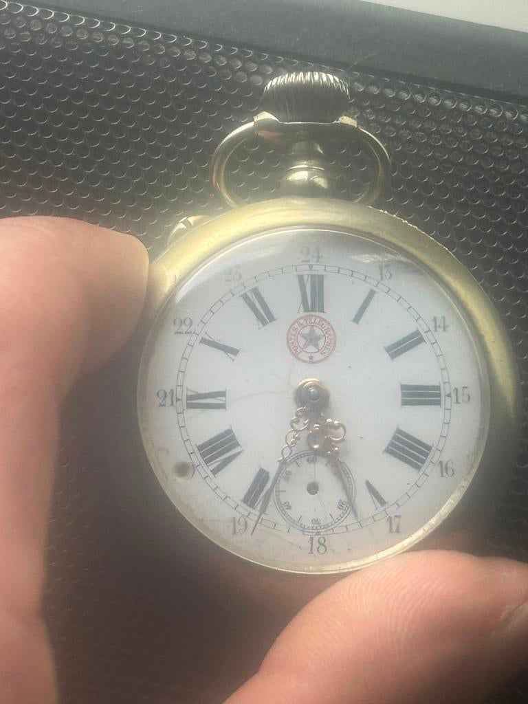 Oude zakhorloge, Handtassen en Accessoires, Horloges | Antiek, Ophalen, Zakhorloge