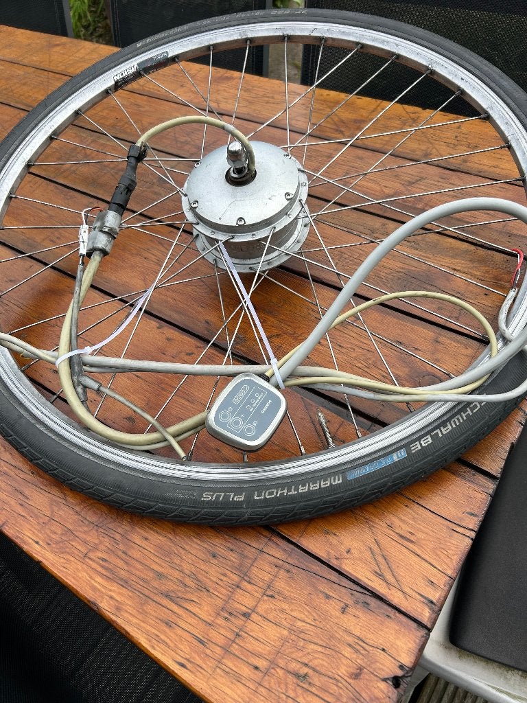 gazelle voorwielmotor + batterij, Ophalen, Gebruikt