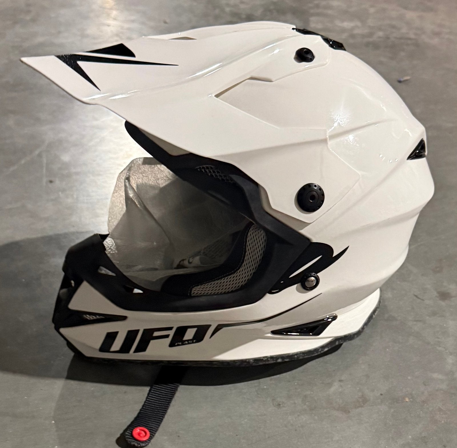 Casque Ufoplast neuf, Motos, Enlèvement, M
