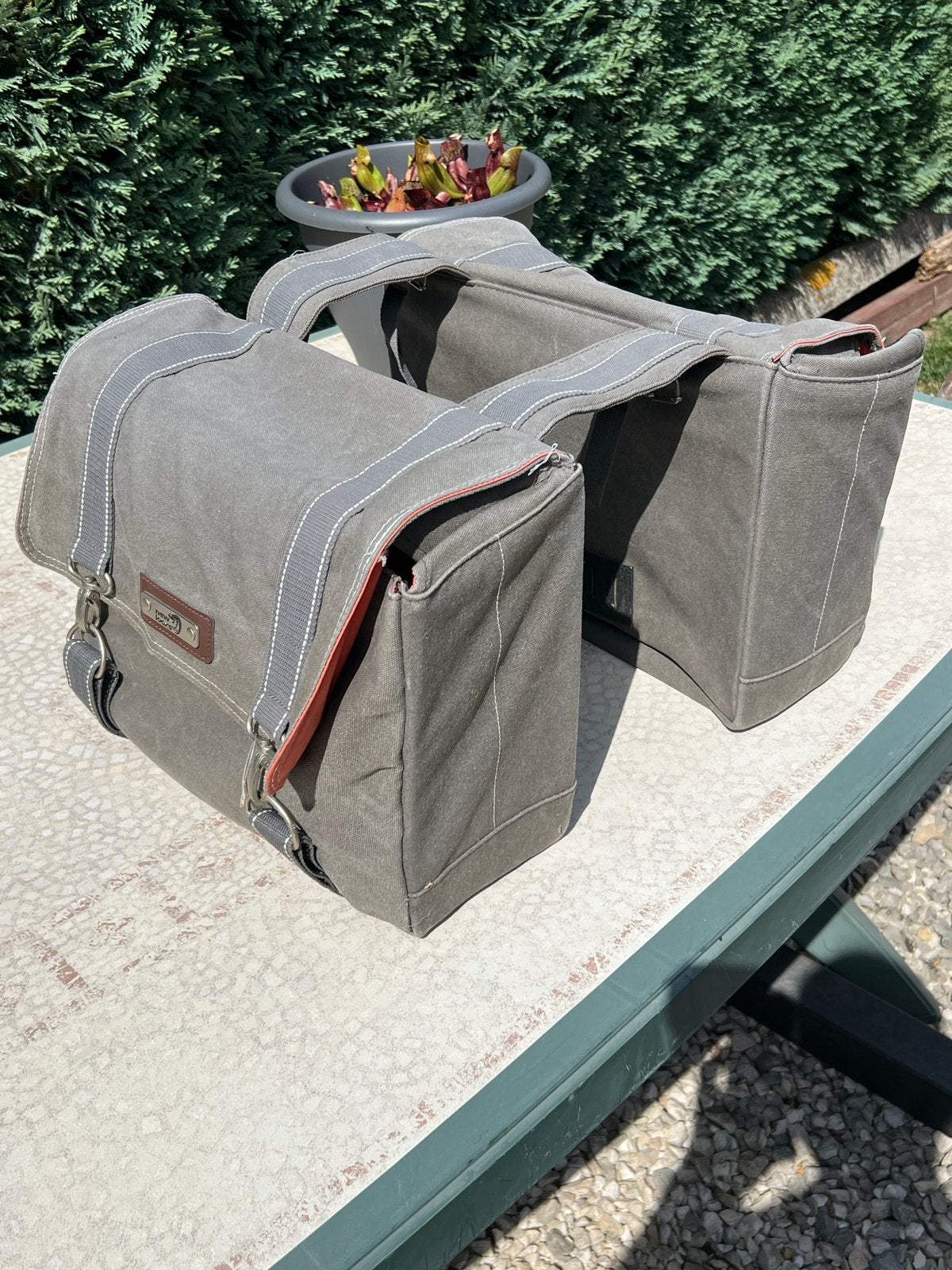 Dubbele fietstas retro vanaf €10, Fietsen en Brommers, Ophalen, Gebruikt