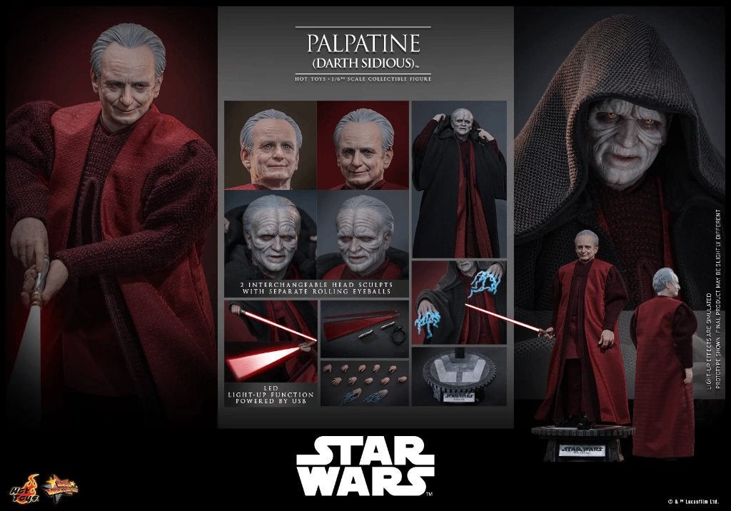 Hot Toys Star Wars Emperor Palpatine Mint* EIII Revenge Sith, Verzamelen, Star Wars, Ophalen of Verzenden, Nieuw, Replica