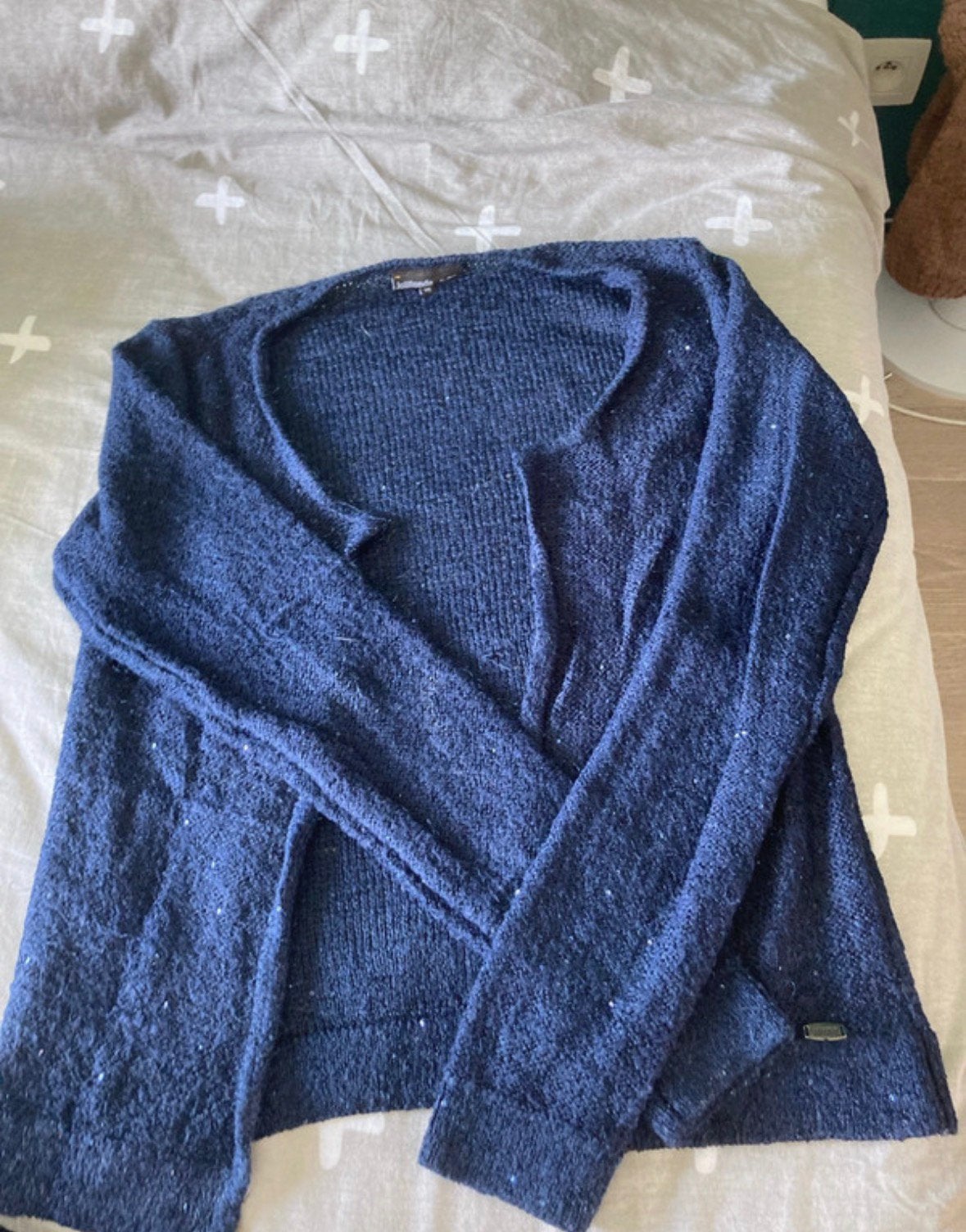 Donkerblauwe vest, Ophalen of Verzenden, Gedragen, Maat 34 (XS) of kleiner, Blauw