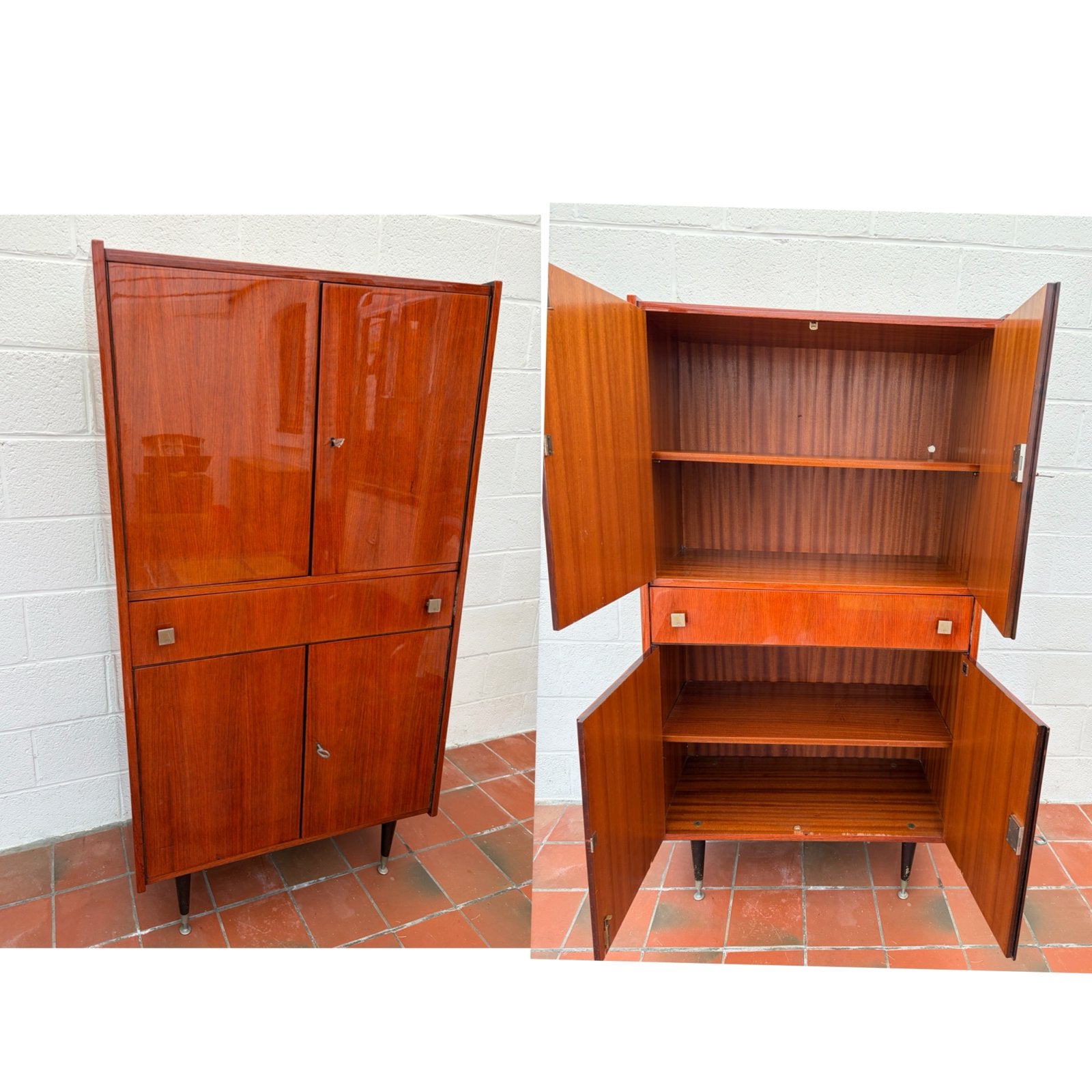 Meuble style scandinave vintage, Maison & Meubles, Enlèvement, Utilisé