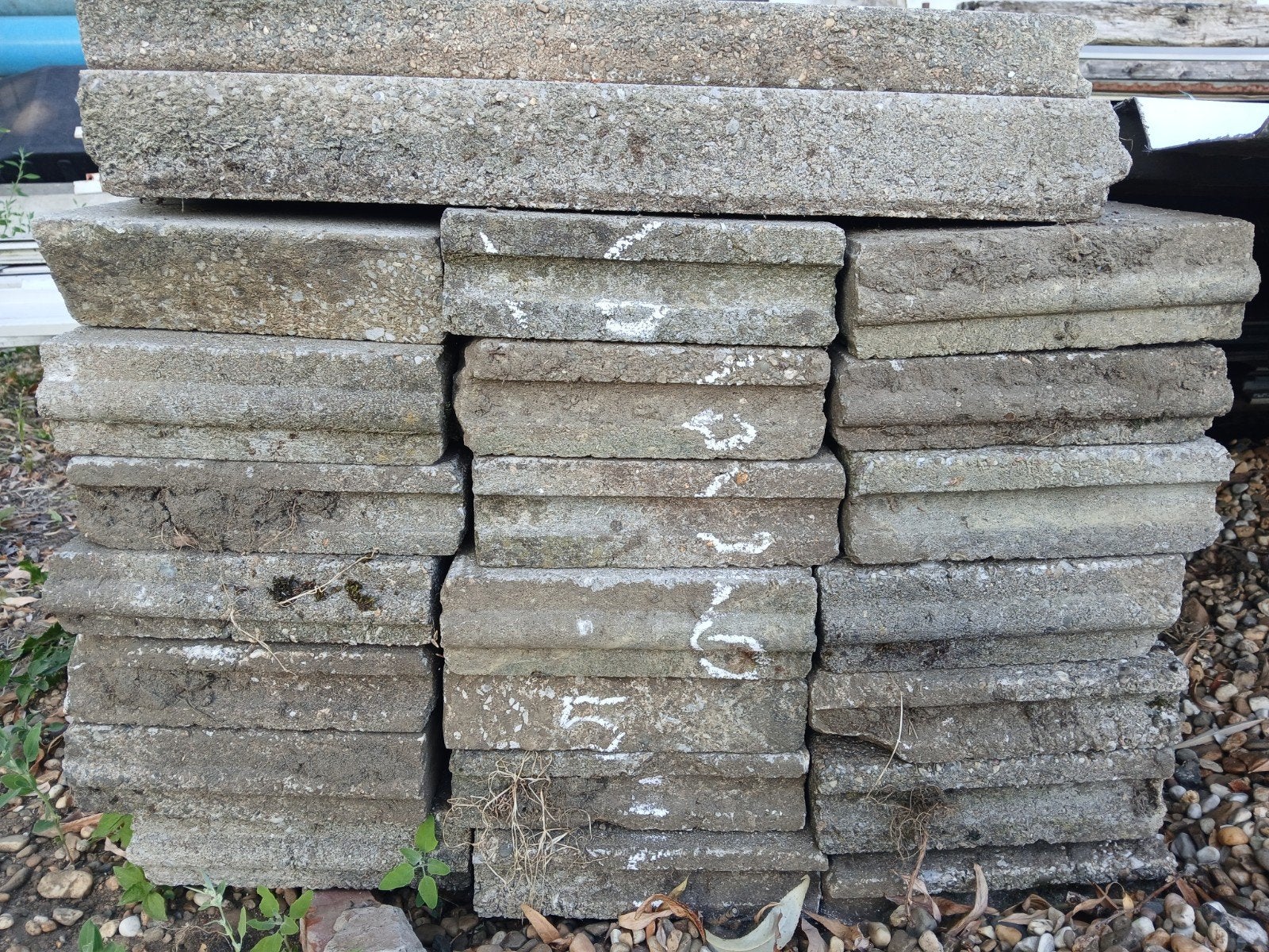 Betonnen boordstenen, Tuin en Terras, Bielzen en Borduren, Ophalen