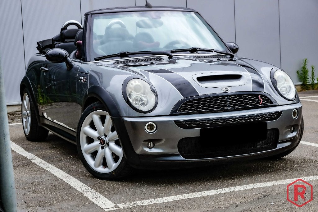 Mini Cooper S Cabrio 170pk Xénon HarmanKardon Euro4 R52, Autos, Mini, Cuir, Argent ou Gris, Achat, Entreprise