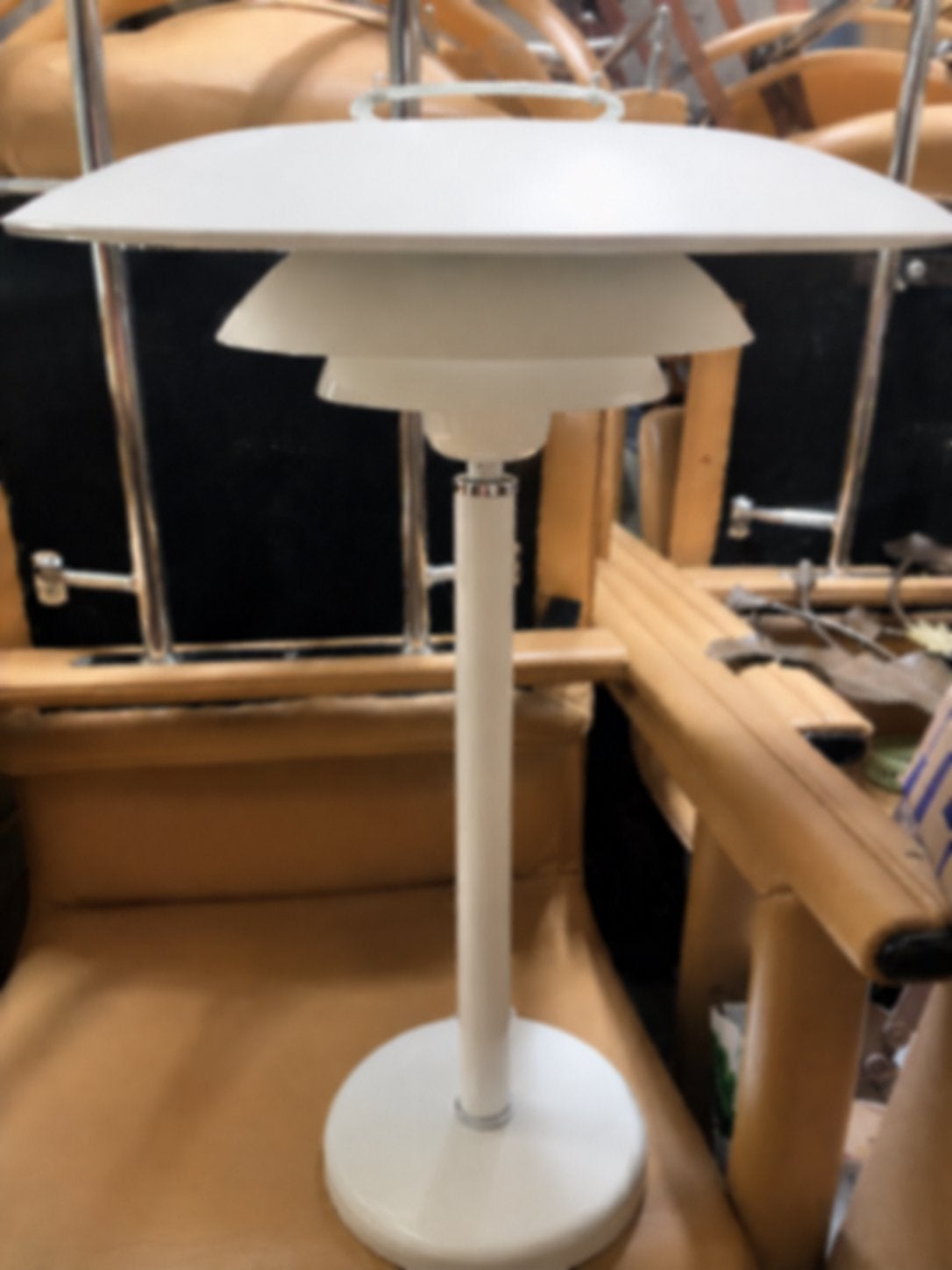 Deense vintage tafellamp Poul Henningsen, Ophalen of Verzenden, Zo goed als nieuw