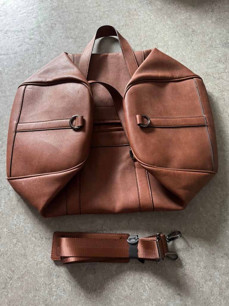 Lederen weekendtas/sporttas, Handtassen en Accessoires, Ophalen of Verzenden, Zo goed als nieuw