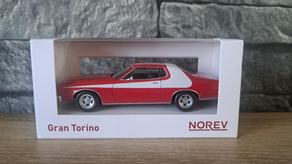 Ford gran Torino starsky & hutch 1/43éme, Auto, Norev, Ophalen of Verzenden, Norev