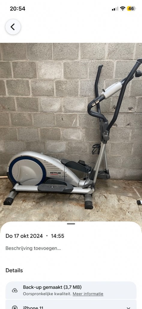 Crosstrainer, Sport en Fitness, Ophalen, Gebruikt, Crosstrainer