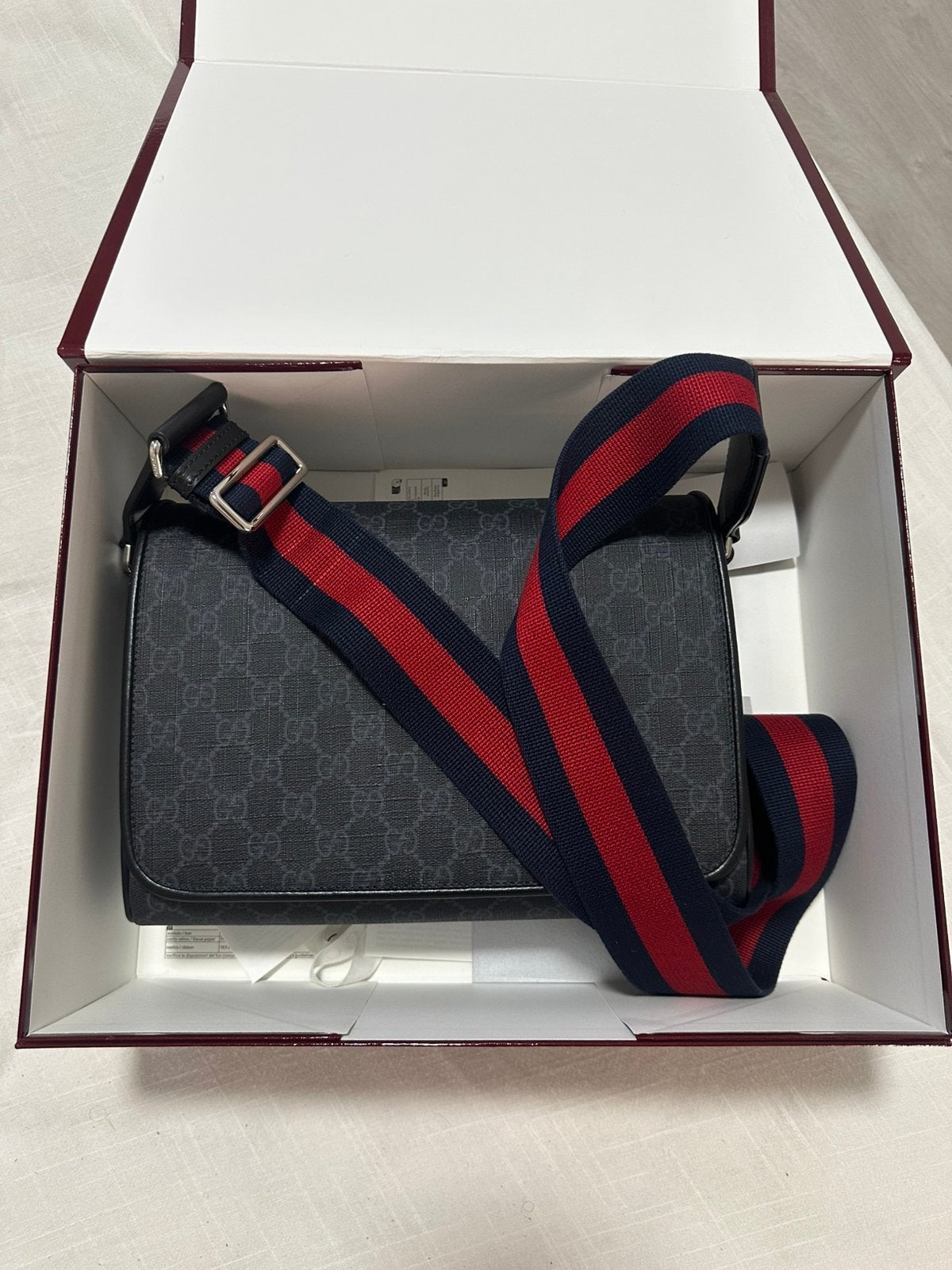 Gucci GG Supreme Black – Excellent état, Enlèvement ou Envoi, Comme neuf