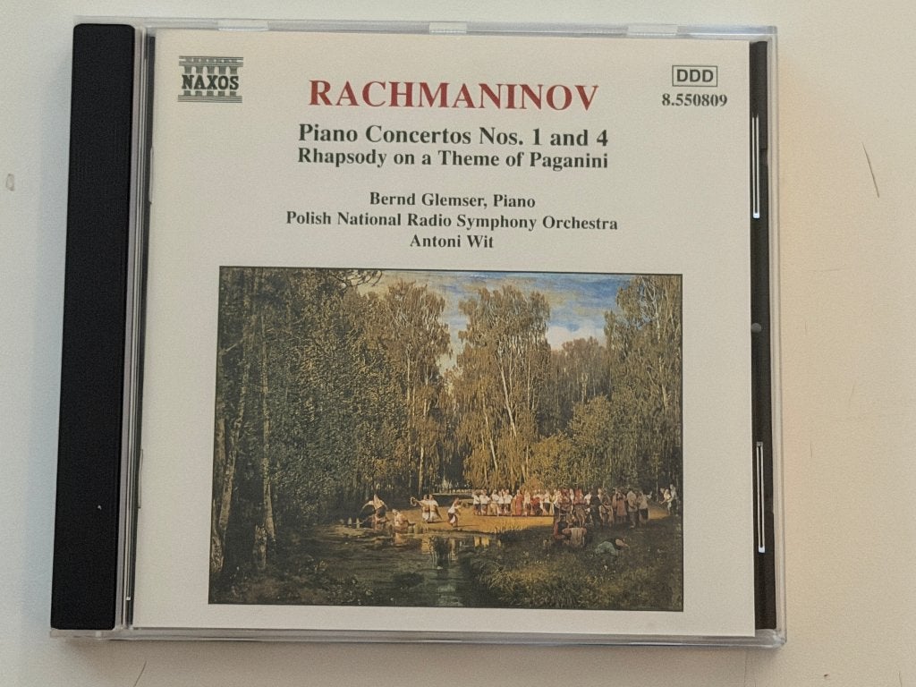 Rachmaninov – Piano Concertos Nos. 1 And 4 / Rhapsody, Enlèvement ou Envoi, Utilisé, Rachmaninov
