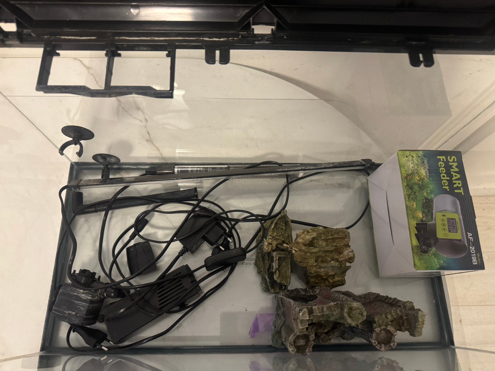 Aquarium 60L met accessoires, Dieren en Toebehoren, Ophalen, Gebruikt, Overige typen