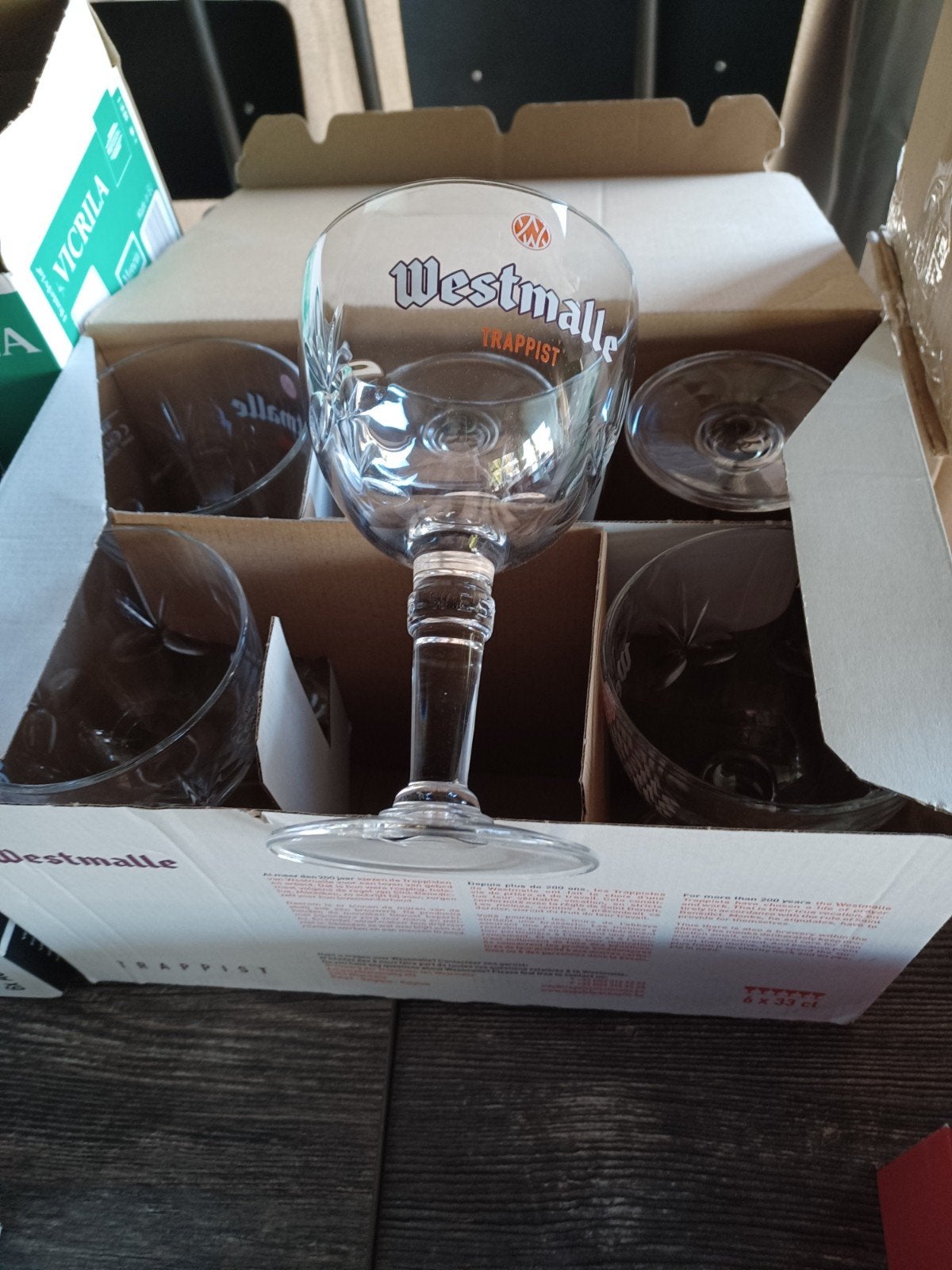westmalle glazen 6, Verzamelen, Ophalen