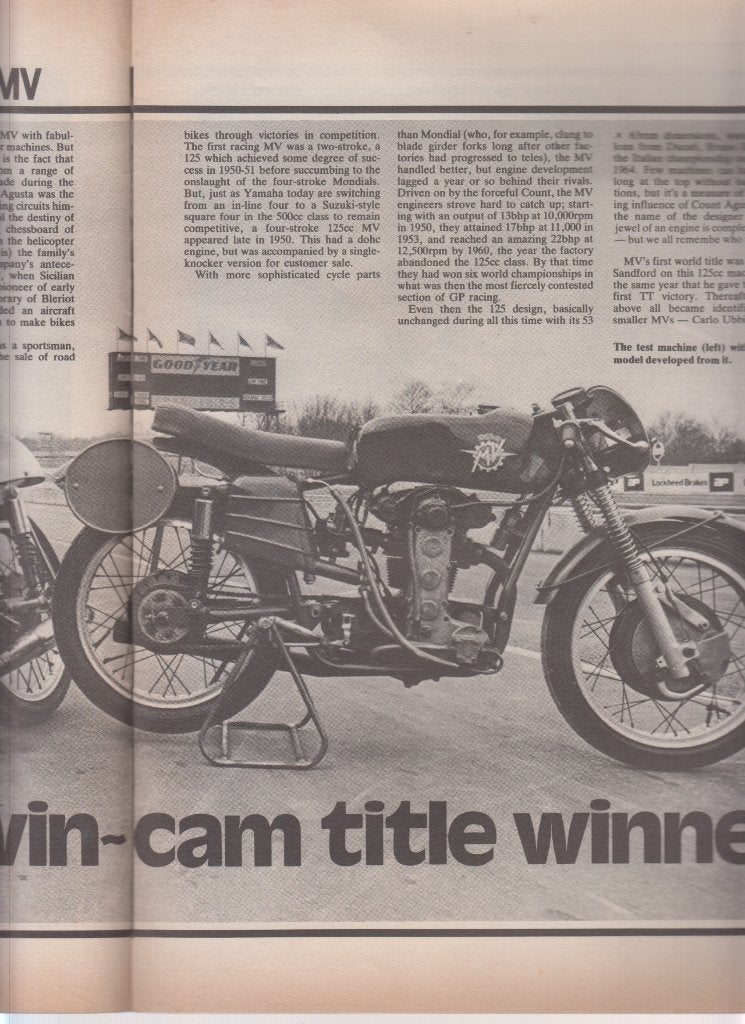1955 Moto MV Agusta 125 DOHC Grand Prix collection, Boeken, Verzenden, Gelezen