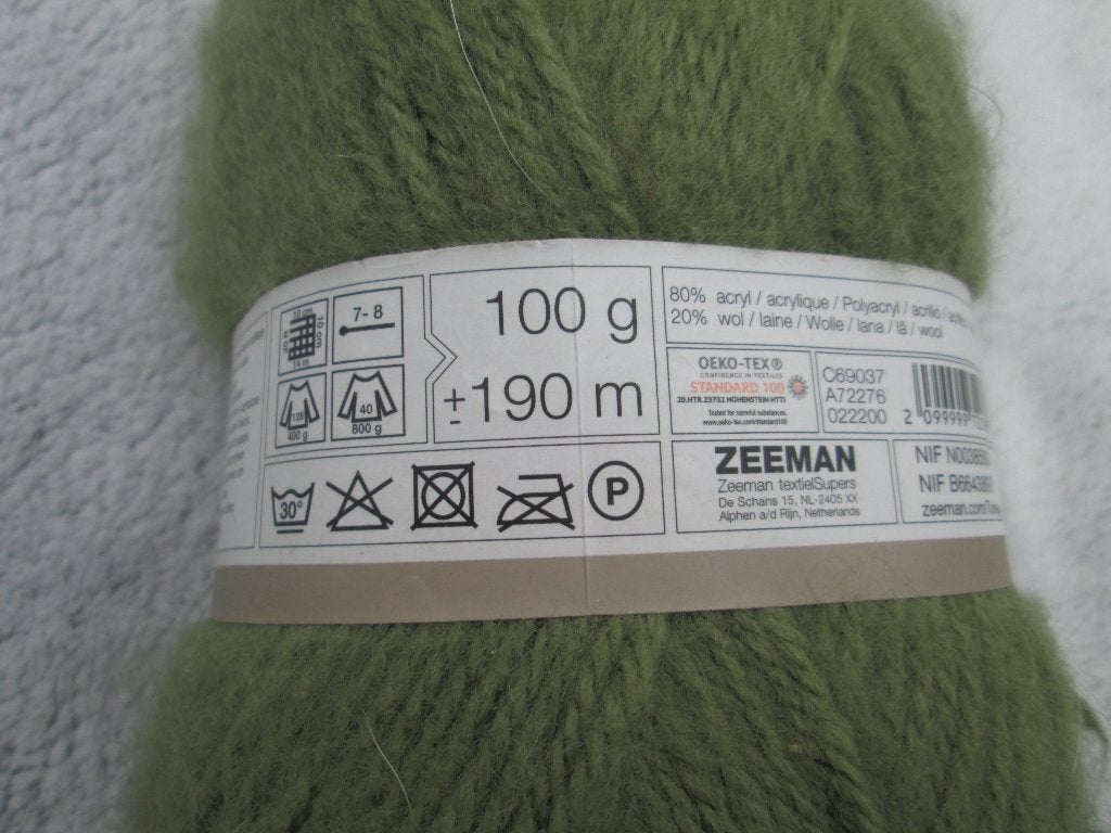 Laine à tricoter verte, Hobby & Loisirs créatifs, Enlèvement, Neuf, Tricot, Autres types