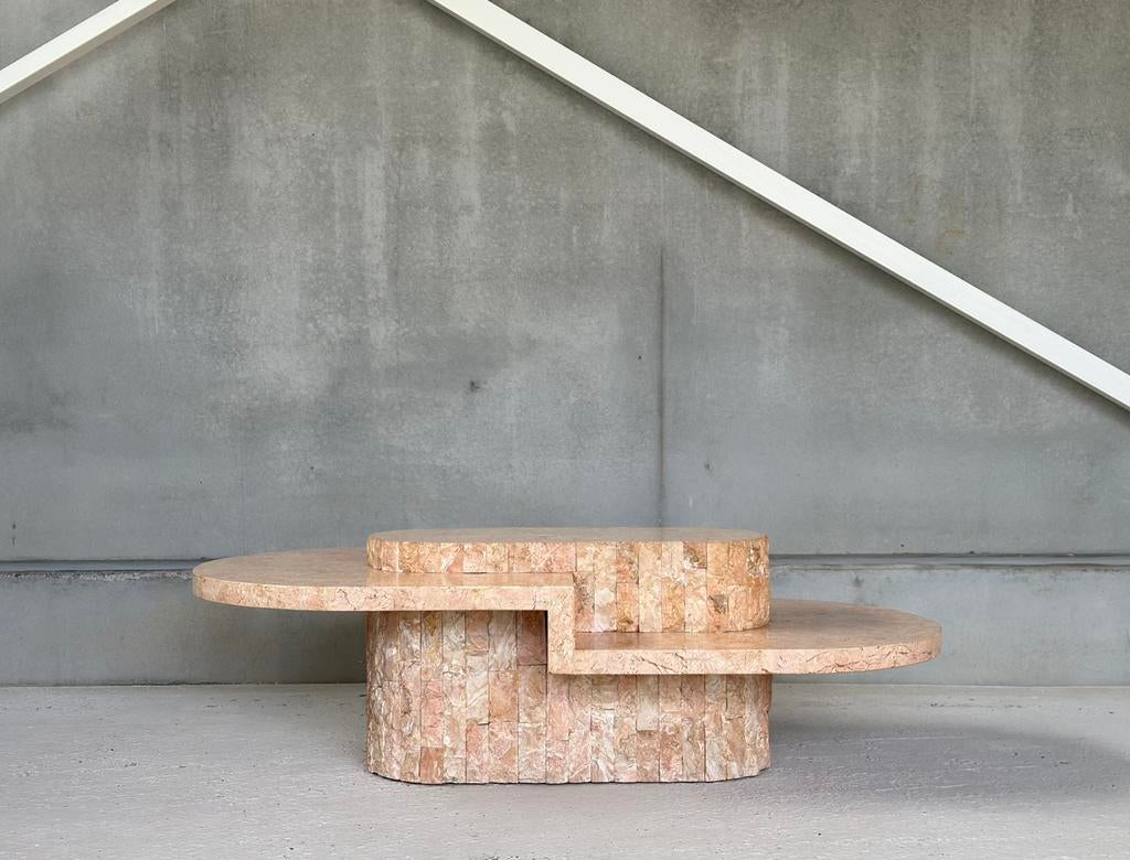 Vintage mactanstone coffeetable, Antiquités & Art, Enlèvement