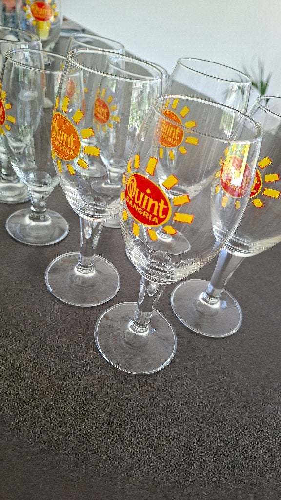 Sangriaglazen Quint. 3€/stuk, Verzamelen, Glas en Drinkglazen, Ophalen of Verzenden, Nieuw, Overige typen