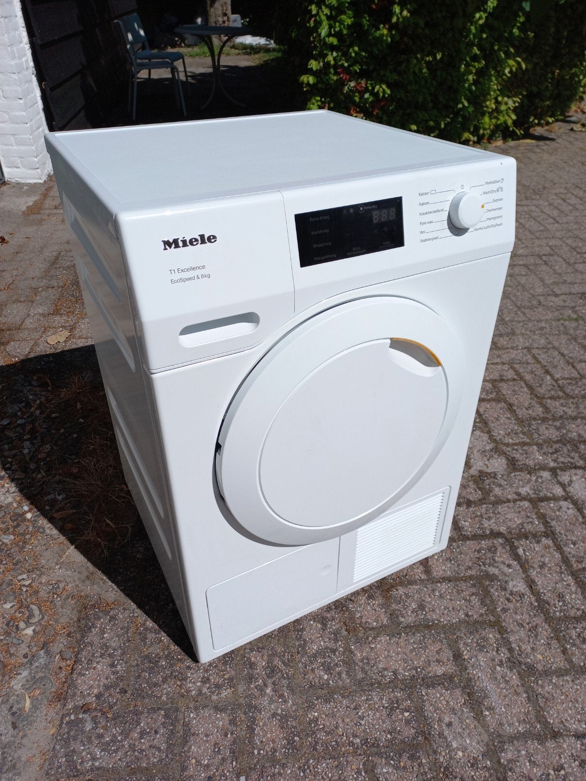 Jonge zuinige T1 Excellence Miele warmtepompdroger, Elektronische apparatuur, Ophalen, 8 tot 10 kg, Zo goed als nieuw, Voorlader