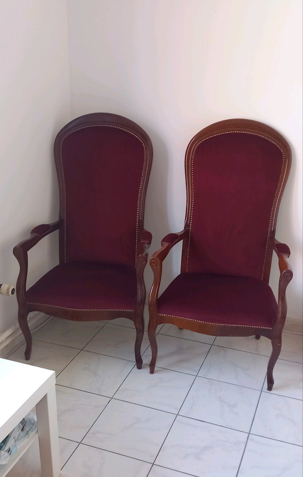 fauteuil voltaire, Enlèvement