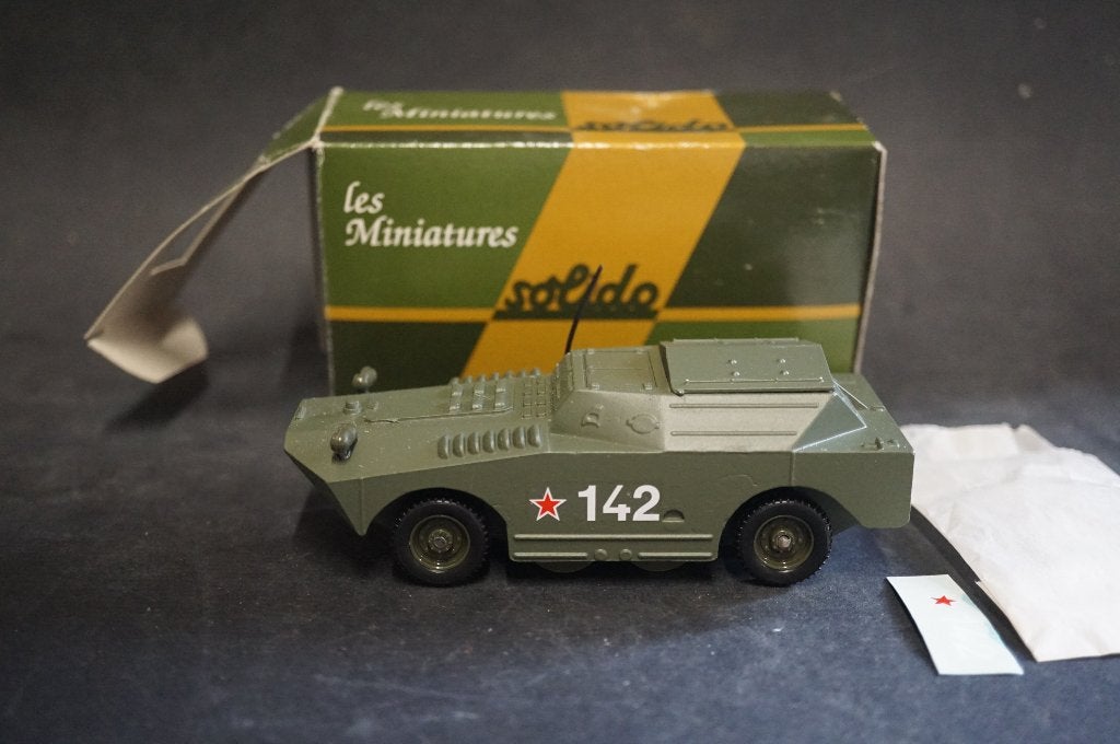Solido BTR 40 raket pantserwagen - 1/50 - TOP, Ophalen of Verzenden