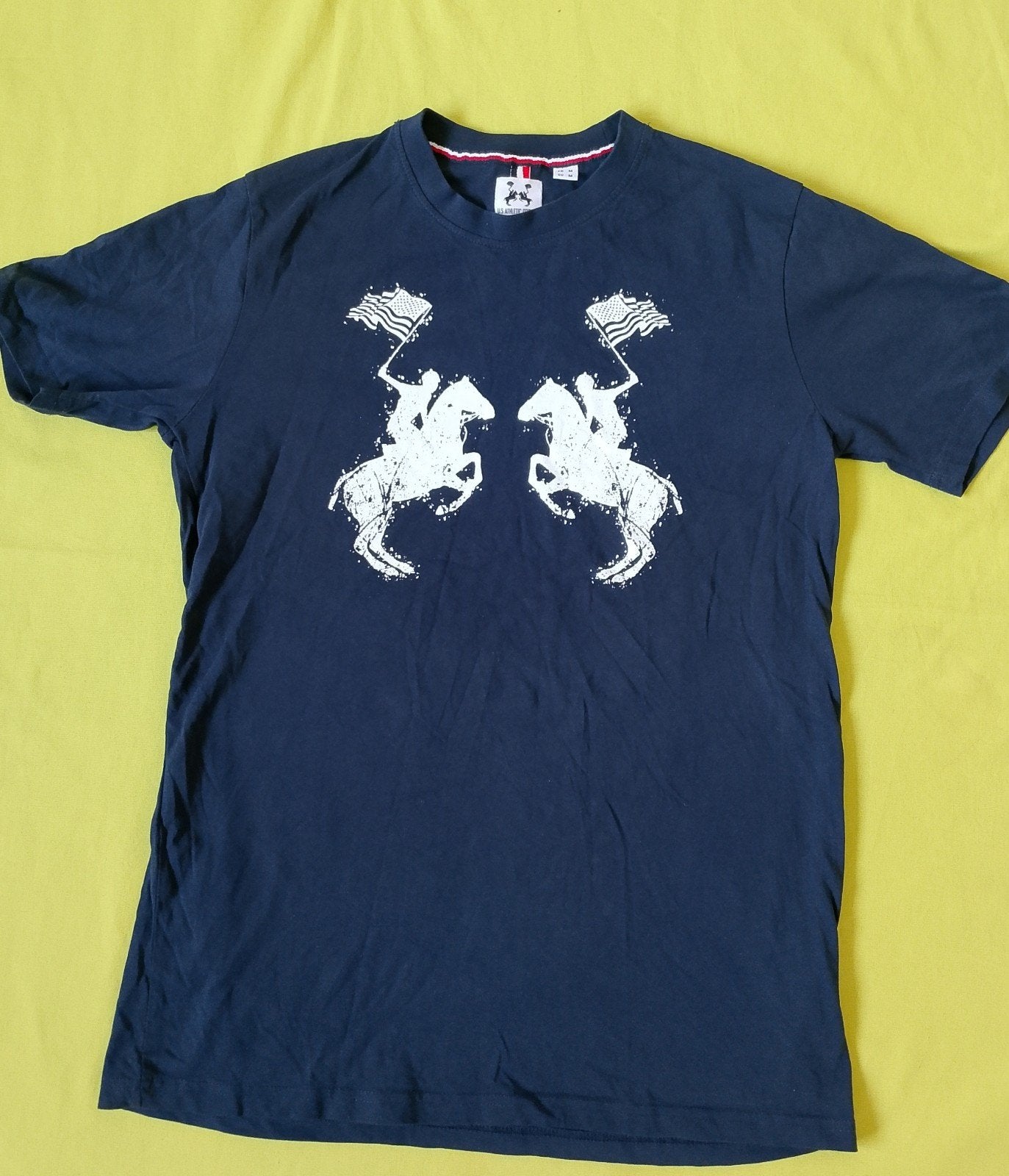 ​T-shirt U.S. Athletic Original - Bleu Marine - Taille M, U.S. Athletic, Enlèvement ou Envoi, Comme neuf, Bleu