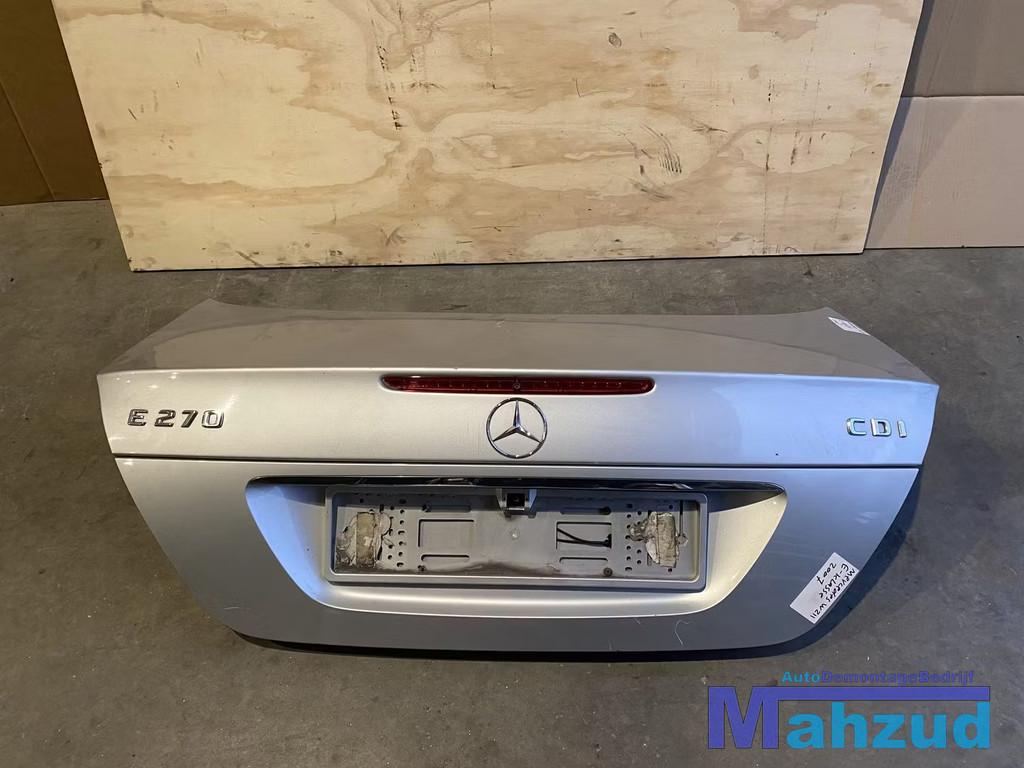 MERCEDES E KLASSE W211 Grijs achterklep compleet 2002-2009, Gebruikt, Mercedes-Benz AG, Deur, Mercedes-Benz
