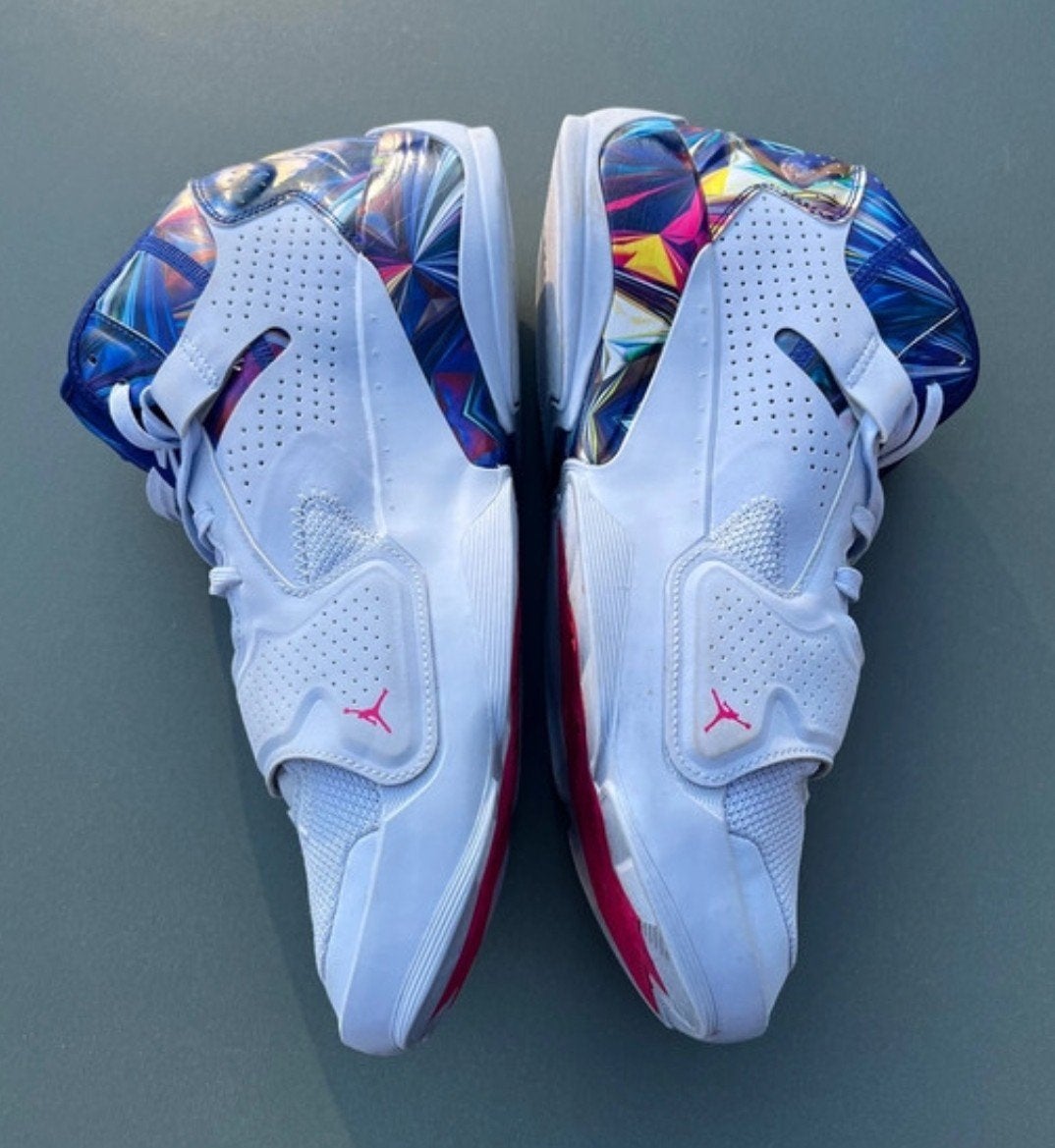Nike air Jordan "Zion 2" : taille 45, Comme neuf, Blanc, Baskets, Nike/Jordan