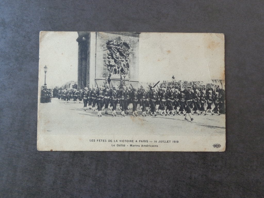 1 ancienne carte p. Les fêtes de la Victoire à Paris 1919, Collections, Enlèvement
