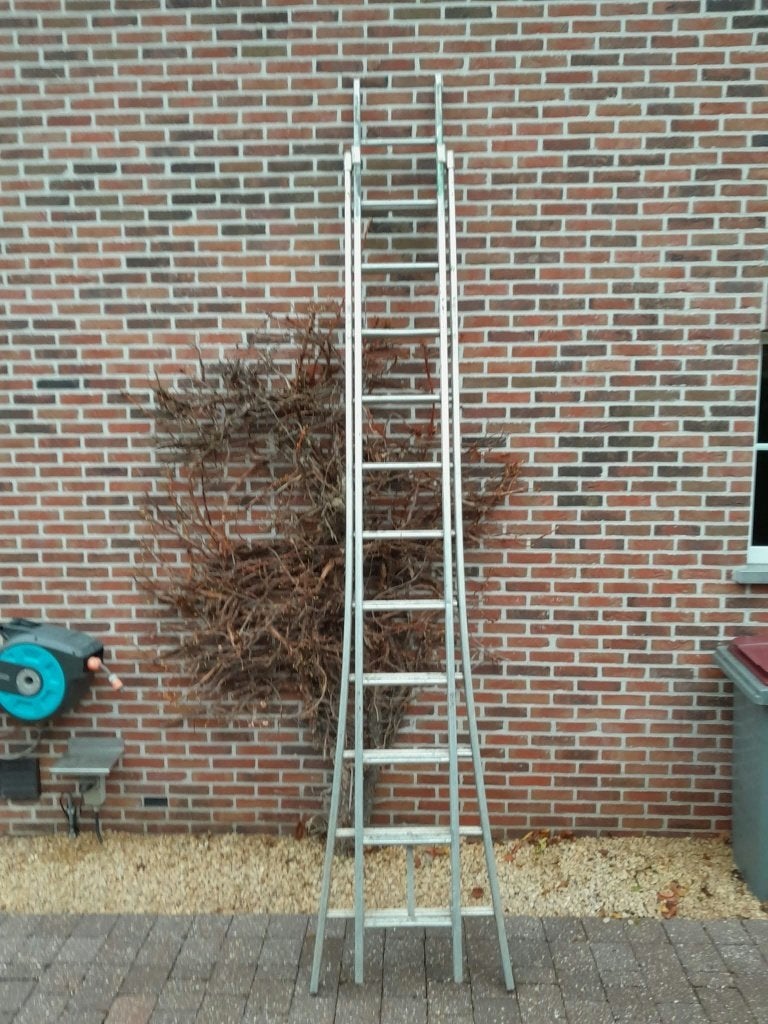Schuifladder, Enlèvement, Utilisé