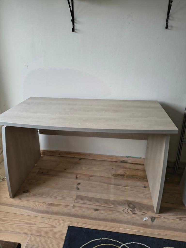 Tiener bureau, Huis en Inrichting, Ophalen, Gebruikt, Schoolbureau, Grijs