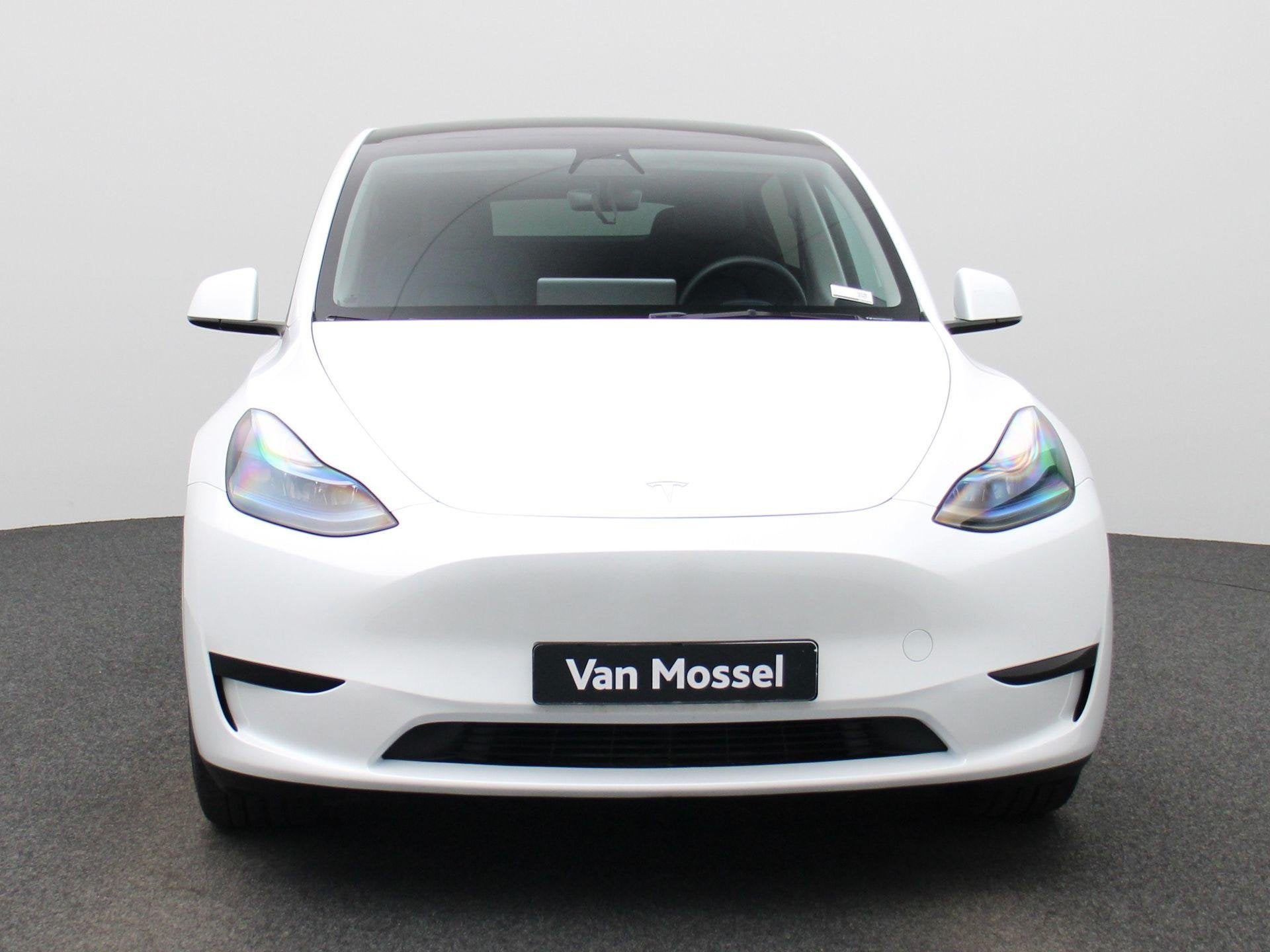 TESLA Model Y RWD LONG RANGE | NAVI | CAMERA | APPS | LEDER, Automaat, Gebruikt, 347 pk, Wit