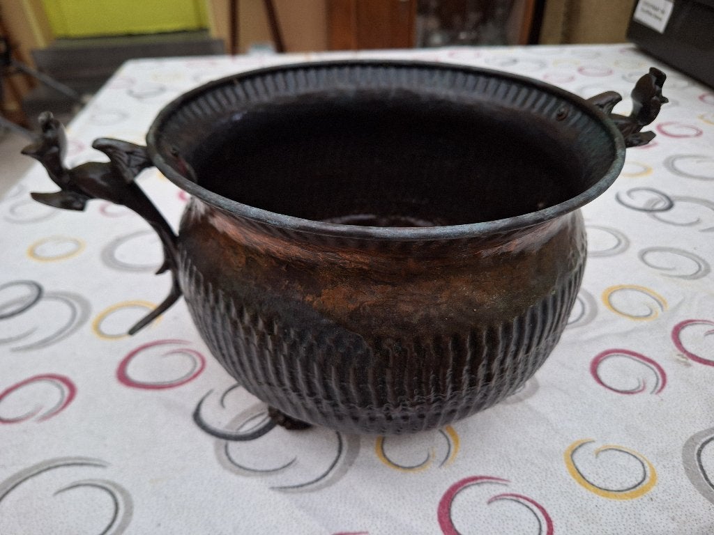 Antieke koperen ketel, Antiek en Kunst, Ophalen, Koper