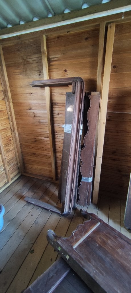 Armoire ancienne en noyer massif., Antiquités & Art, Enlèvement
