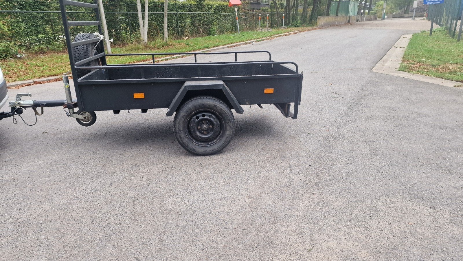 aanhangwagen/aanhanger/remorque   laadbak 2X1 M, Autos : Divers, Remorques Pièces, Enlèvement