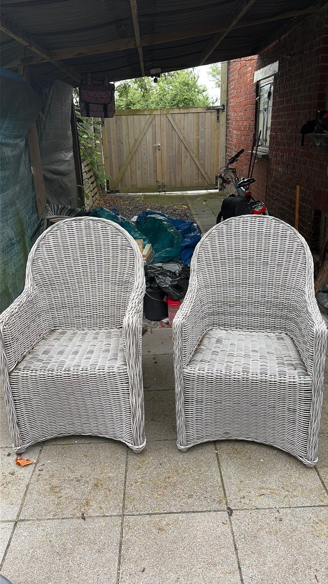 Twee zeer mooie tuin stoelen, Ophalen, Zo goed als nieuw
