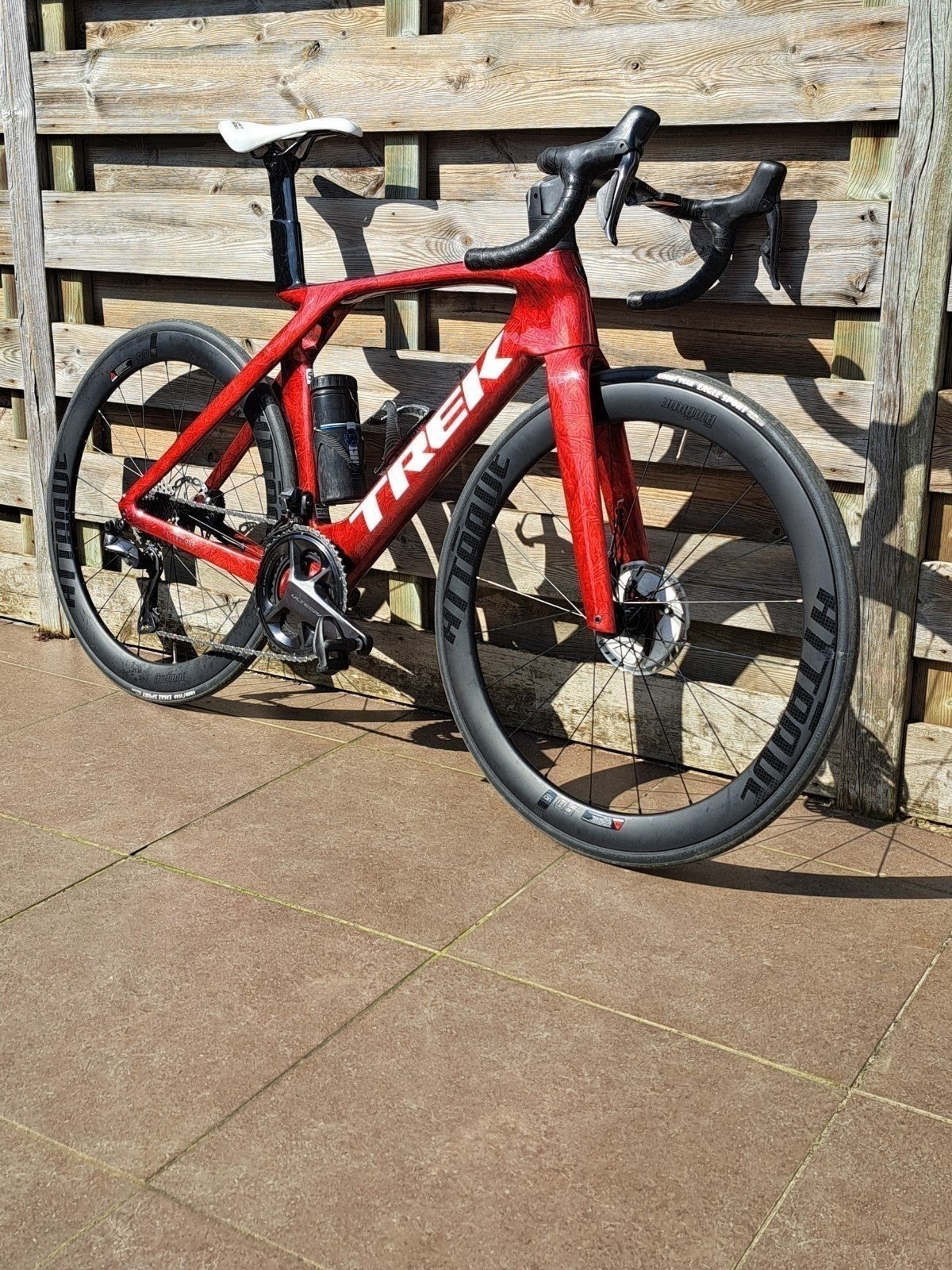 Zgan trek madone slr7 met powermeter 50mm carbon wielen ultr, Ophalen, Carbon