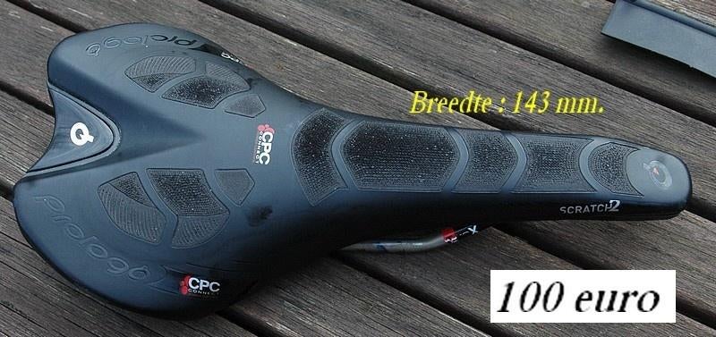 Koerszadel PROLOGO anti-slip, titanium rails, nieuwstaat., Ophalen, Zo goed als nieuw, Prologo