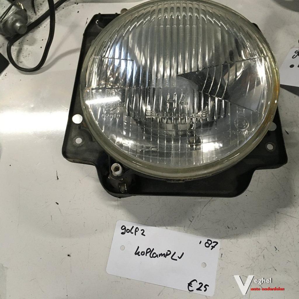 Vw Golf 2 1987 Koplamp Linksvoor, Autos : Pièces & Accessoires, Éclairage, Utilisé, Enlèvement ou Envoi