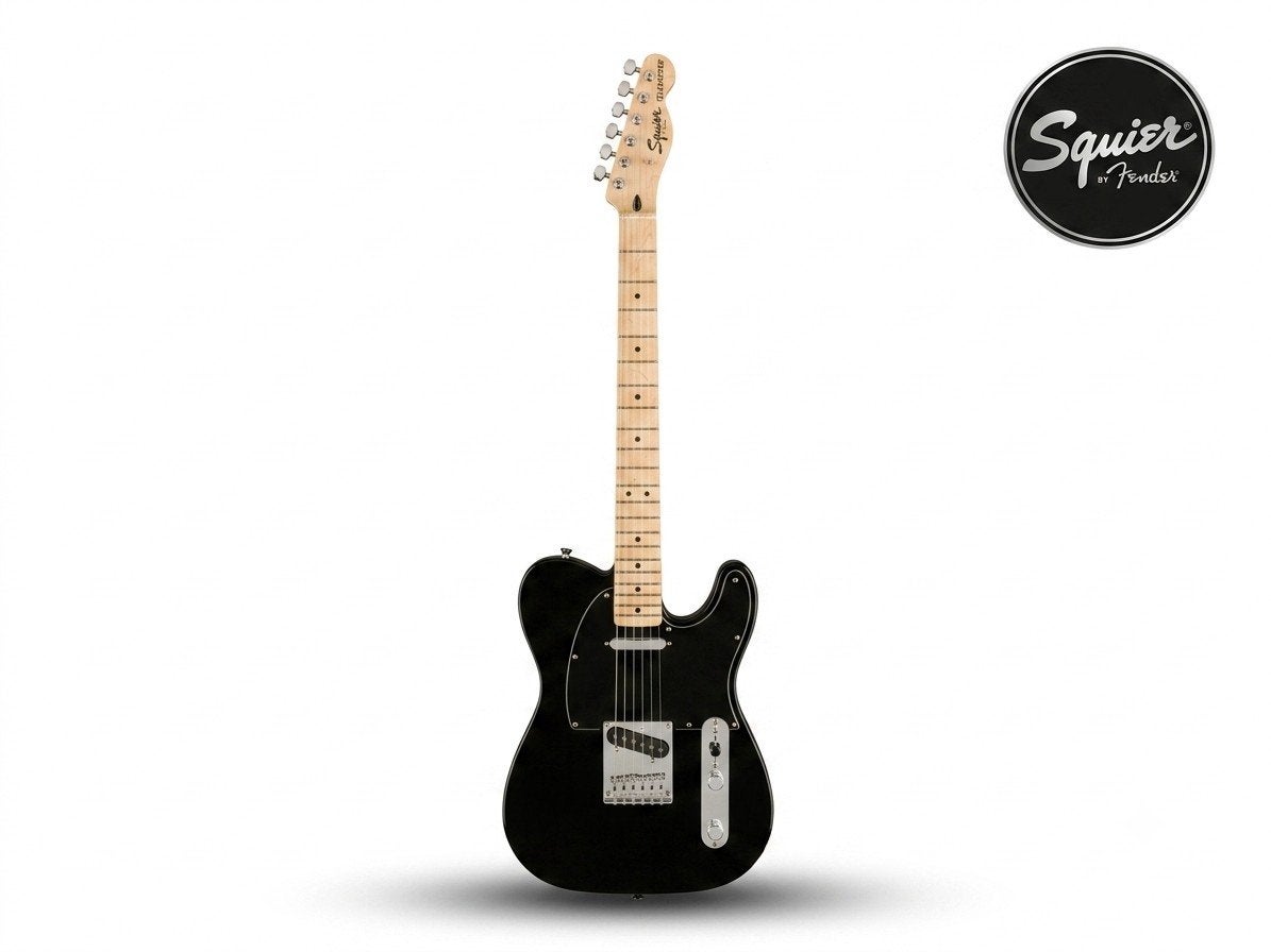 Squier by Fender Telecaster Affinity Series SS all black, Muziek en Instrumenten, Snaarinstrumenten | Gitaren | Bas, Ophalen