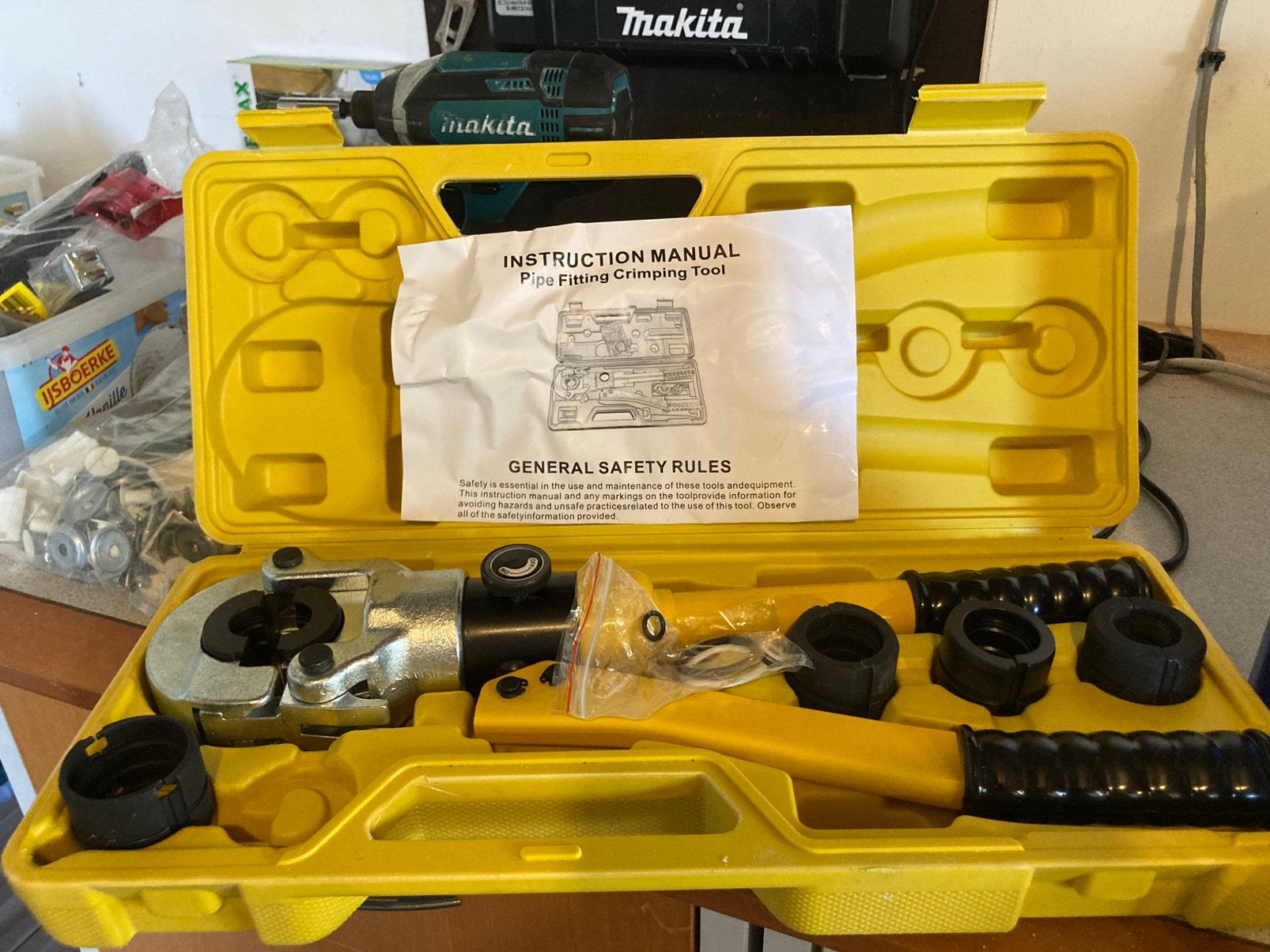 Hydraulische perstang, Bricolage & Construction, Outillage | Outillage à main, Enlèvement, Comme neuf